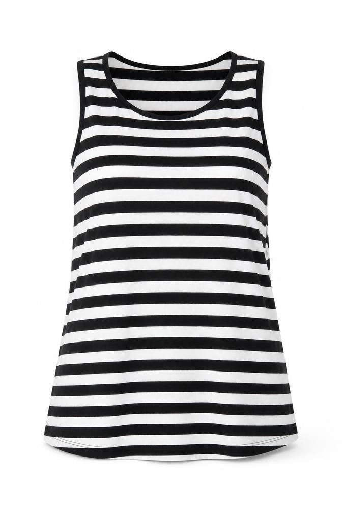 Womens UK Size 8 ASOS Black Basic Tank