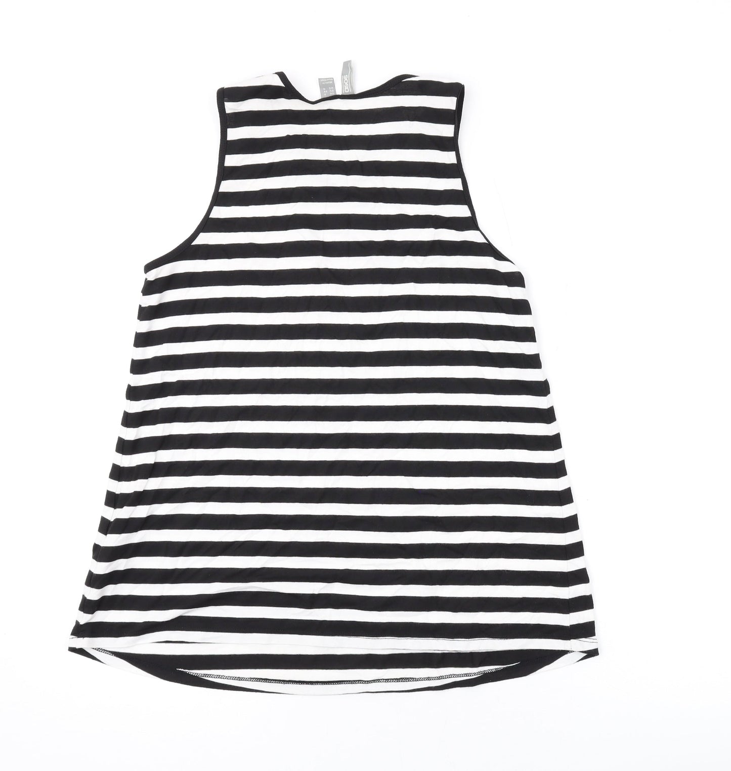 Womens UK Size 8 ASOS Black Basic Tank