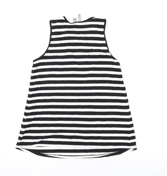 Womens UK Size 8 ASOS Black Basic Tank