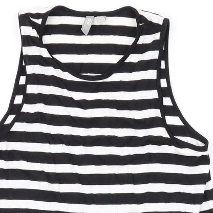Womens UK Size 8 ASOS Black Basic Tank