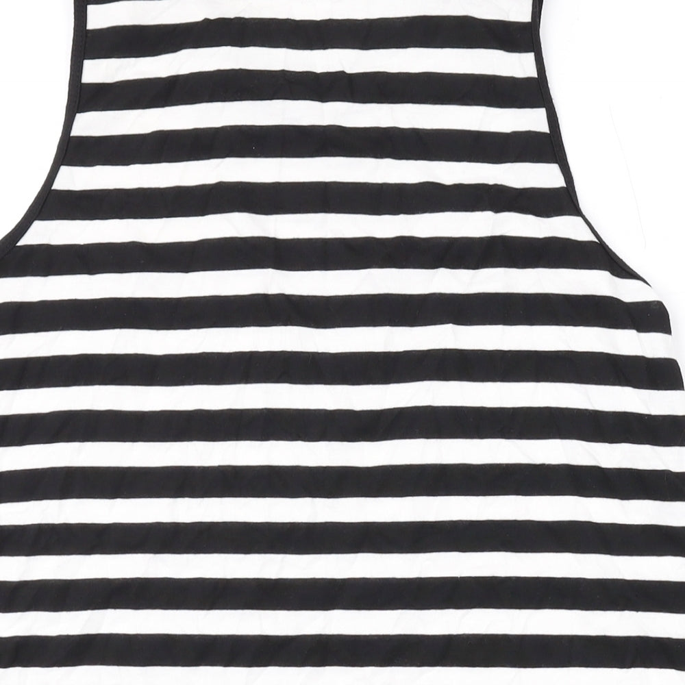 Womens UK Size 8 ASOS Black Basic Tank