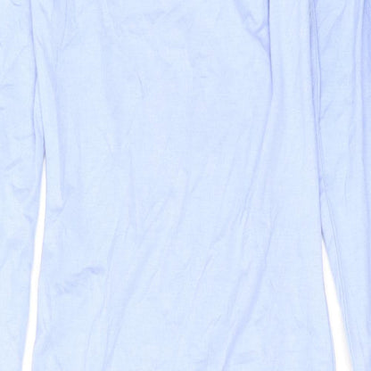 Missguided Womens Blue Polyester Maxi Size 8 Square Neck Pullover