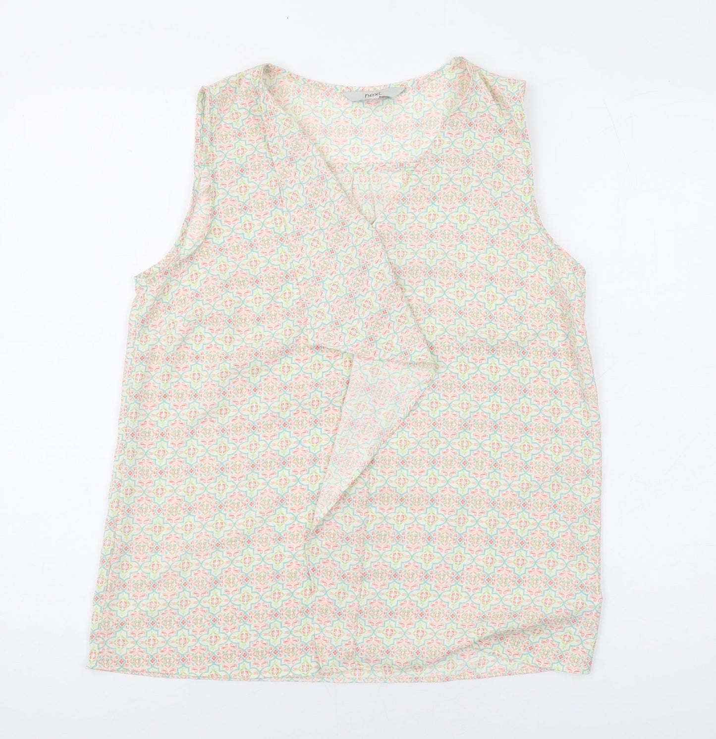 Womens UK Size 12 NEXT Green Basic Tank