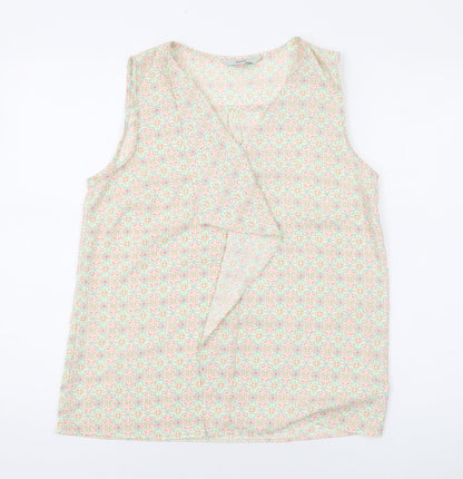 Womens UK Size 12 NEXT Green Basic Tank