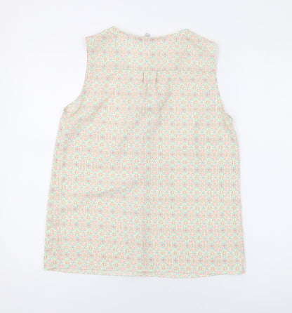 Womens UK Size 12 NEXT Green Basic Tank