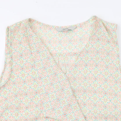 Womens UK Size 12 NEXT Green Basic Tank
