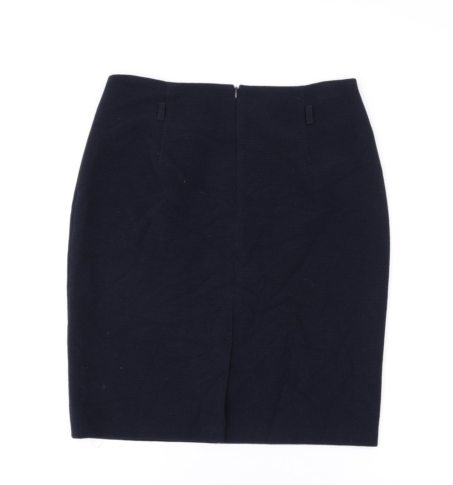 Gerry Weber Womens Blue Polyester Straight & Pencil Skirt Size 14 Zip