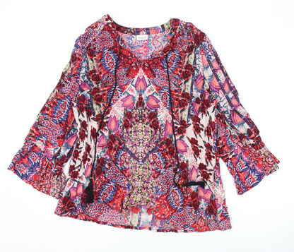 Womens UK Size 10 Together Multicoloured Basic Blouse