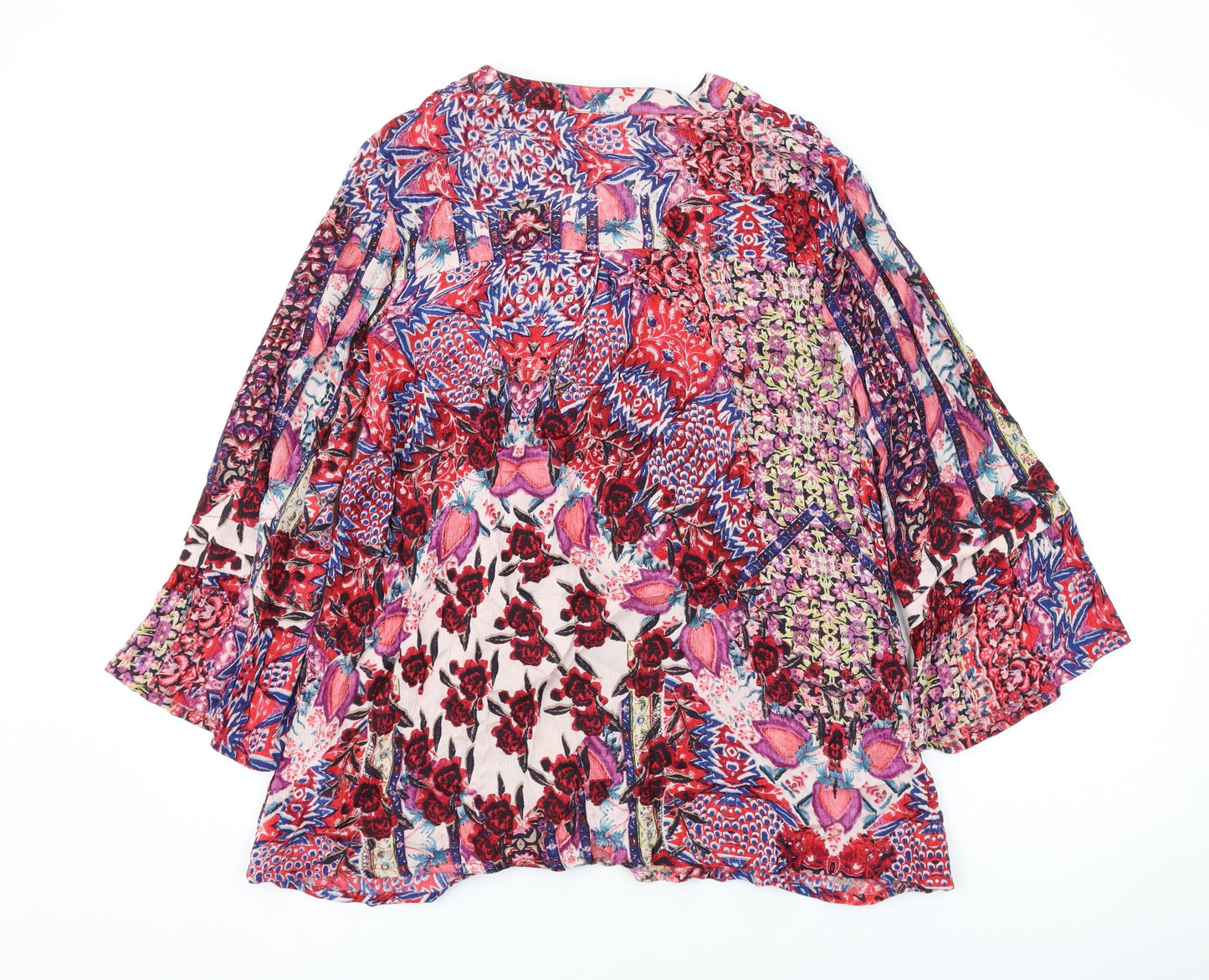 Womens UK Size 10 Together Multicoloured Basic Blouse
