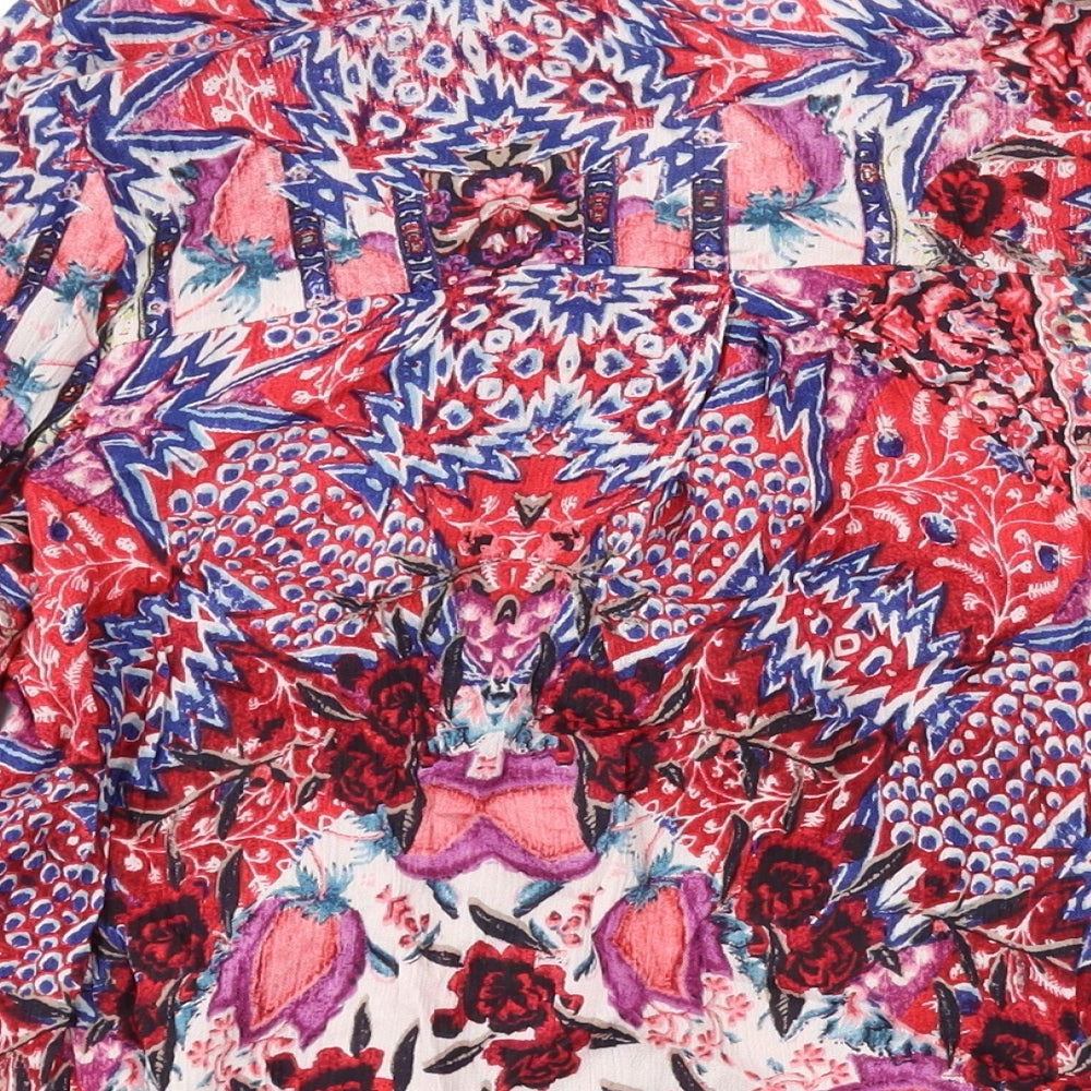 Womens UK Size 10 Together Multicoloured Basic Blouse