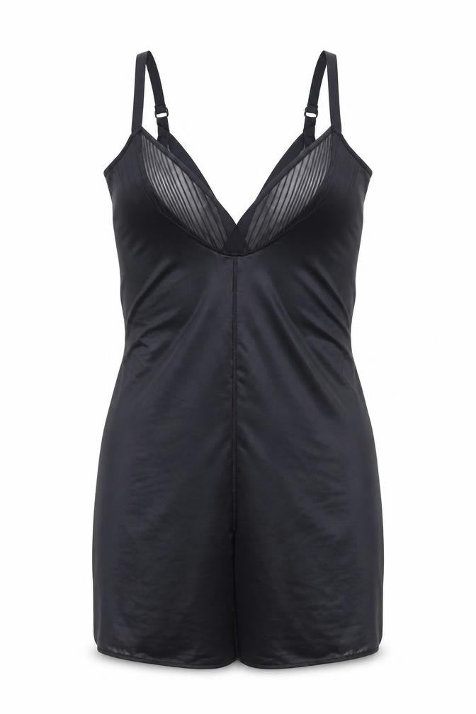 Marks and Spencer Womens Black Polyamide Bodycon Size 12 V-Neck Pullover