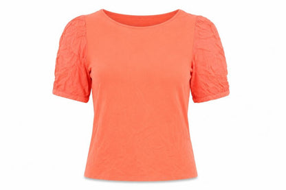 Womens UK Size 12 Principles Orange Basic Blouse