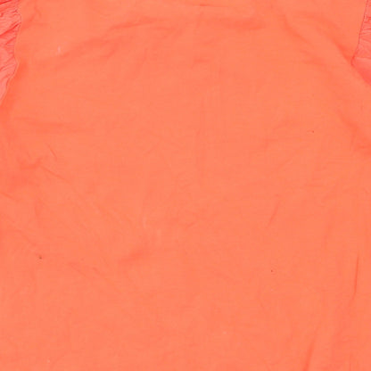 Womens UK Size 12 Principles Orange Basic Blouse