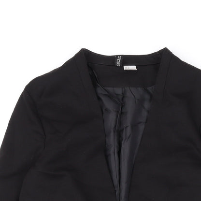 Divided by H&M Womens Black Jacket Blazer Size 8