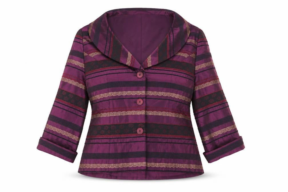 Womens UK Size 16 Alex & Co. Purple Jacket