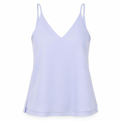 Womens UK Size 10 Topshop Blue Basic Tank