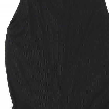 Womens UK Size 8 PRETTYLITTLETHING One-Piece Black Playsuit