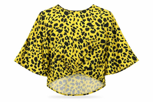 Womens UK Size 10 Quiz Yellow Basic Blouse