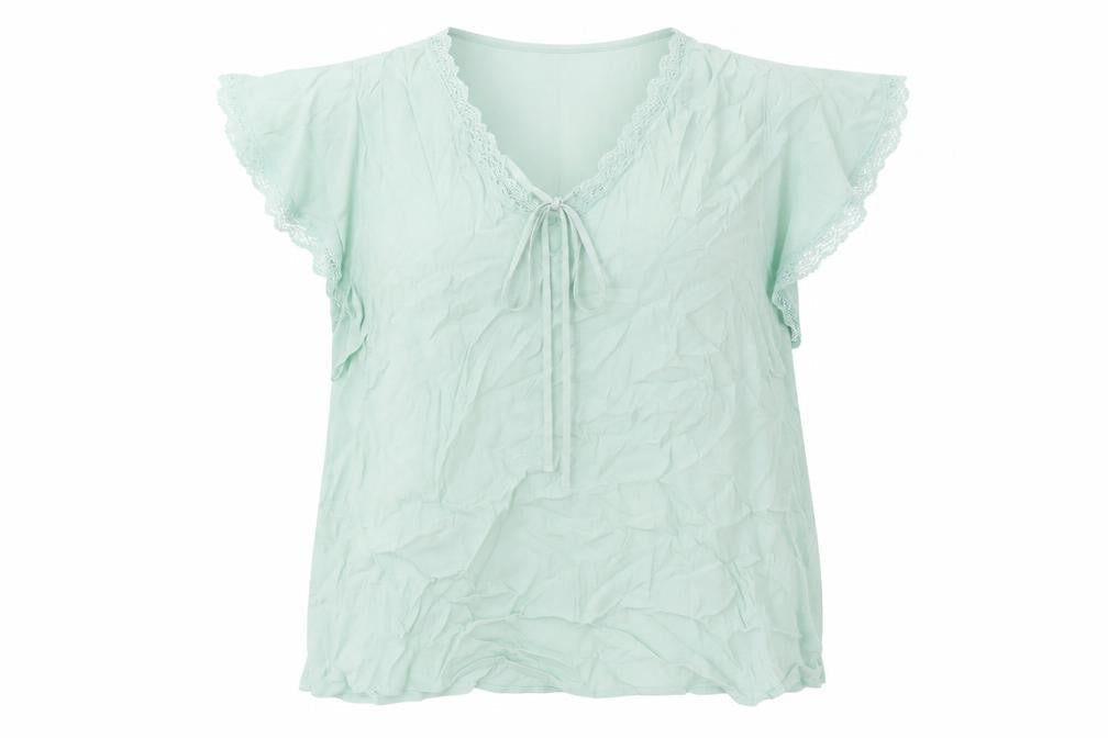 Womens UK Size 16 Marks and Spencer Green Basic Blouse