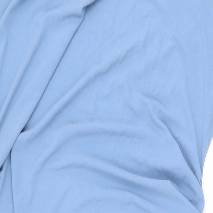 Marks and Spencer Womens Blue Polyester Maxi Size 18 Round Neck Pullover