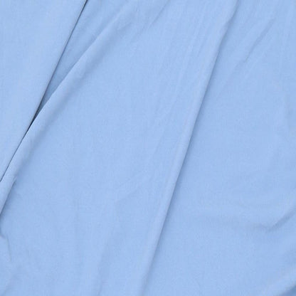 Marks and Spencer Womens Blue Polyester Maxi Size 18 Round Neck Pullover