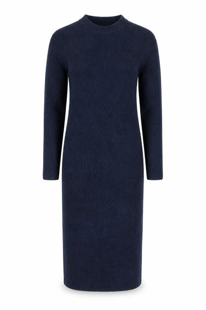 Marks and Spencer Womens Blue Polyester Jumper Dress Size XS Round Neck Pullover