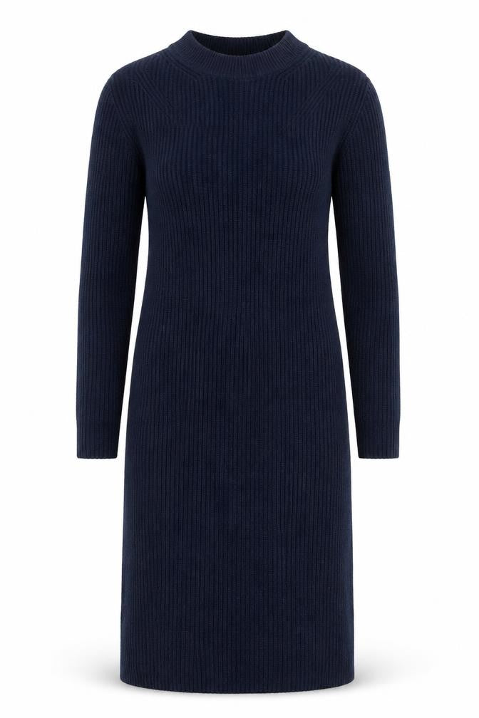 Marks and Spencer Womens Blue Polyester Jumper Dress Size XS Round Neck Pullover