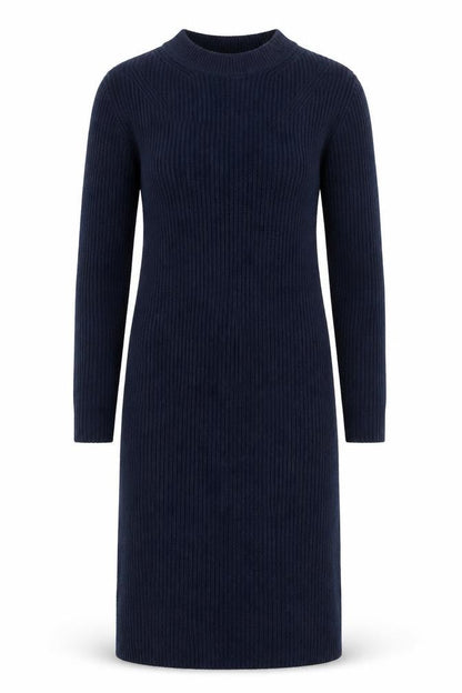 Marks and Spencer Womens Blue Polyester Jumper Dress Size XS Round Neck Pullover