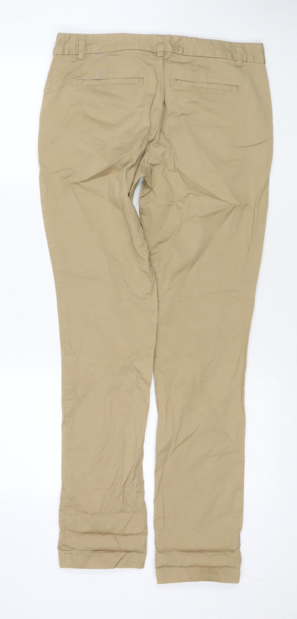 Womens UK Size 8 Gap Regular Fit  Beige Trousers