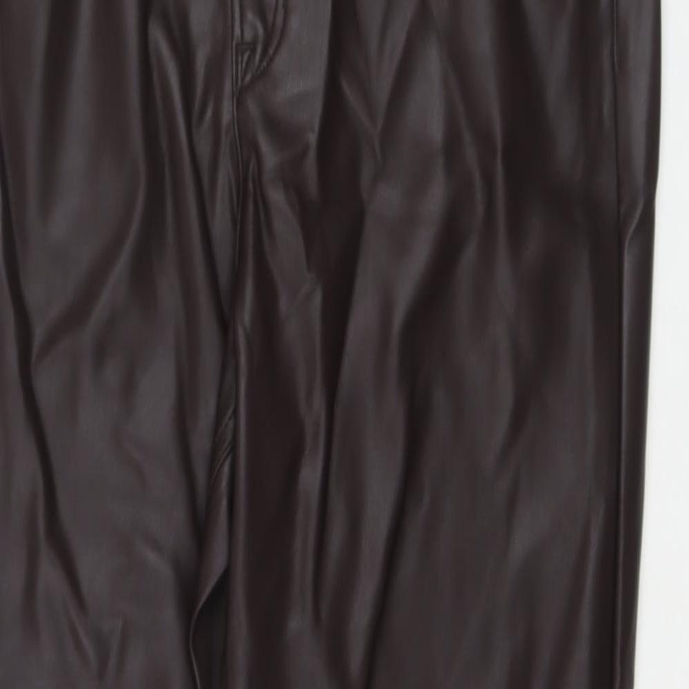 Womens UK Size 18 Marks and Spencer Regular Fit  Brown Trousers