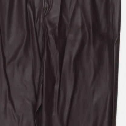Womens UK Size 18 Marks and Spencer Regular Fit  Brown Trousers