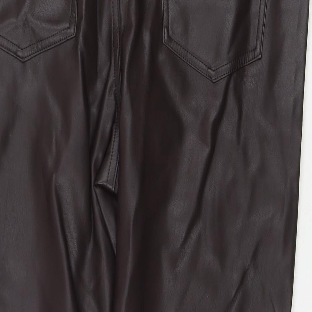 Womens UK Size 18 Marks and Spencer Regular Fit  Brown Trousers