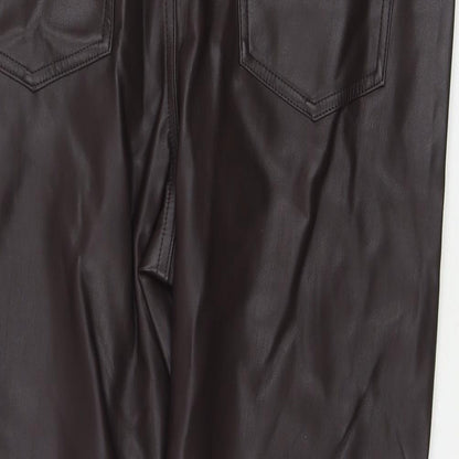 Womens UK Size 18 Marks and Spencer Regular Fit  Brown Trousers