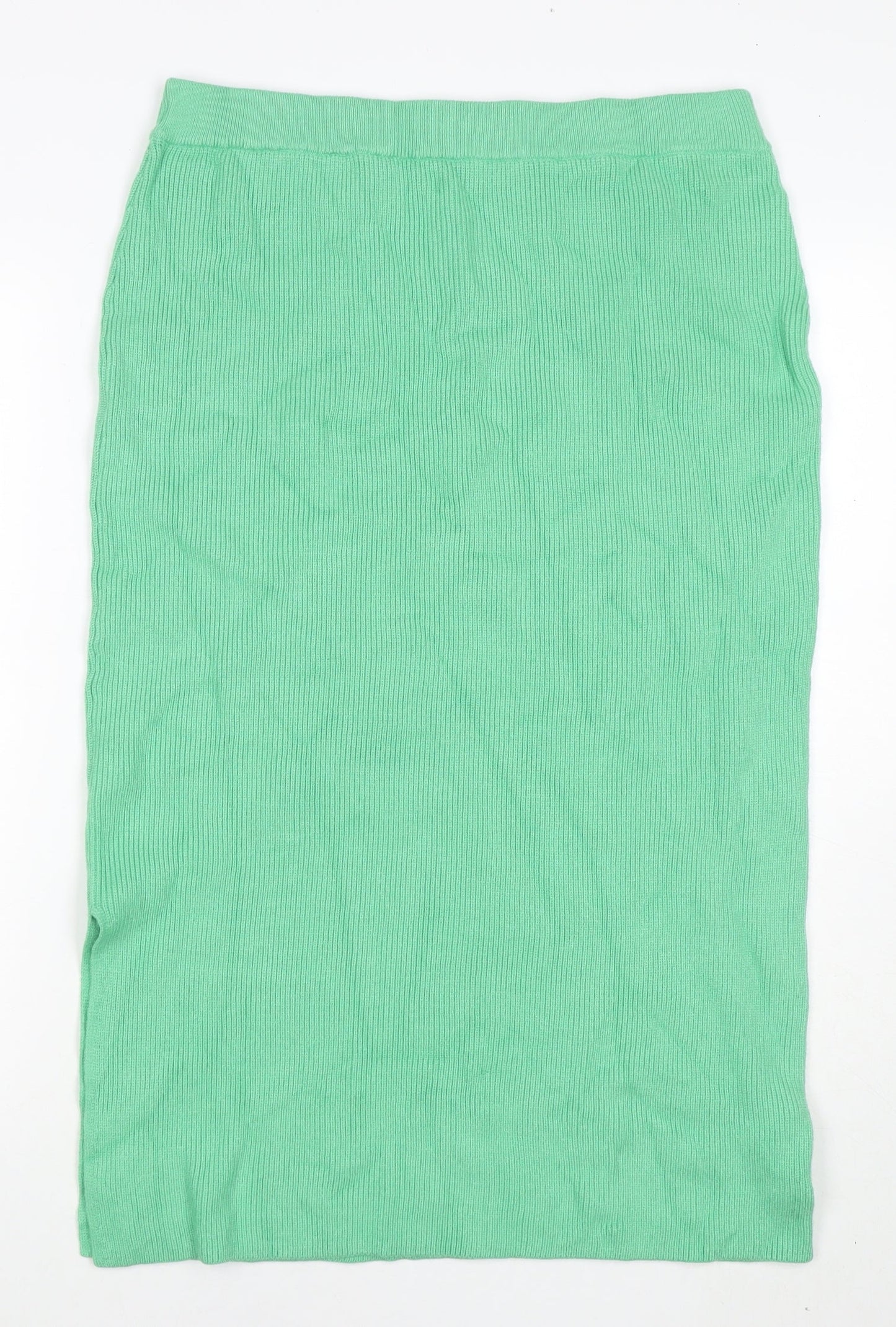 Marks and Spencer Womens Green Viscose Maxi Skirt Size L