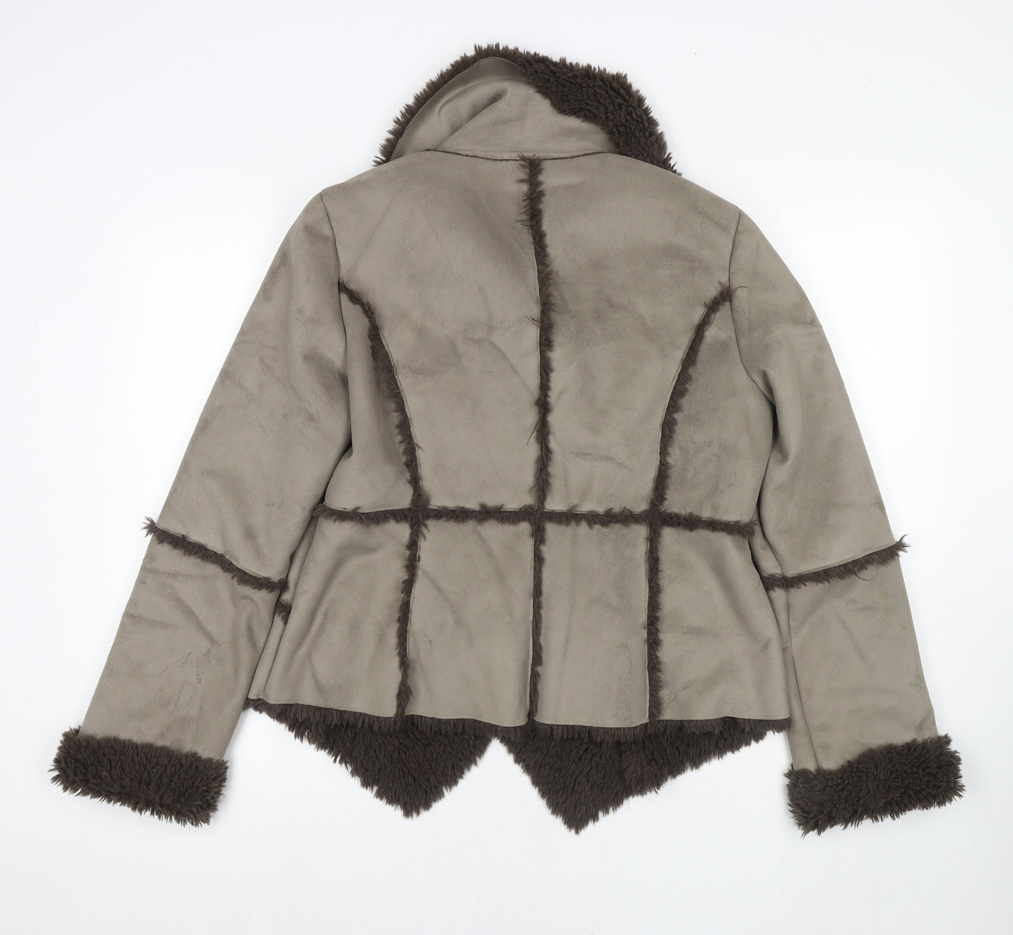 Womens UK Size 14 NEXT Beige Overcoat