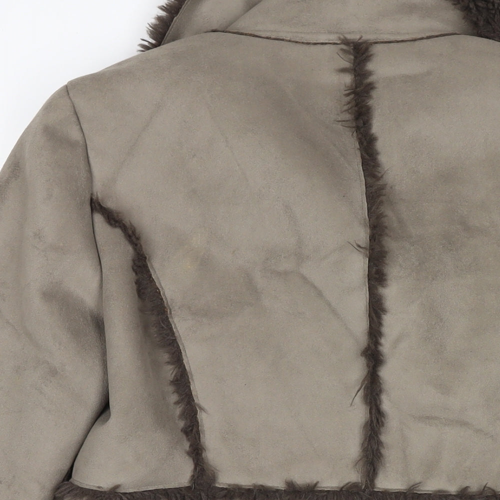 Womens UK Size 14 NEXT Beige Overcoat