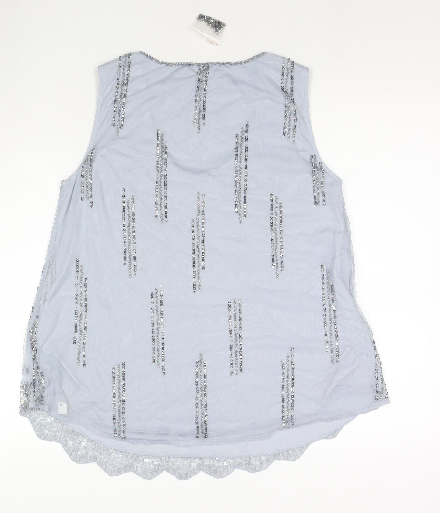 Womens UK Size 12 Together Blue Basic Blouse