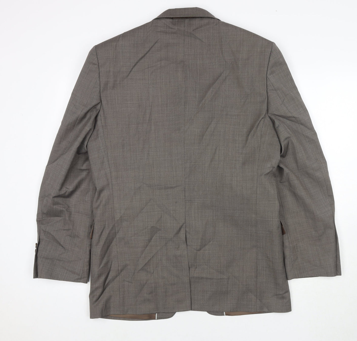 Mens UK Size 40 Marks and Spencer Regular Beige Suit Jacket
