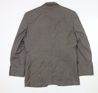 Mens UK Size 40 Marks and Spencer Regular Beige Suit Jacket