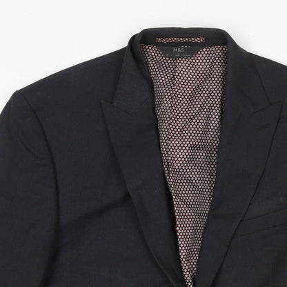 Mens UK Size 38 Marks and Spencer Regular Grey Suit Jacket