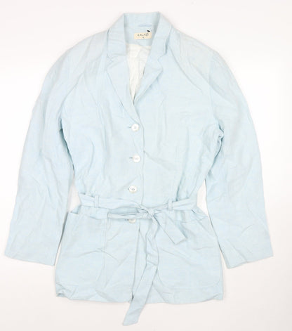 Womens UK Size 16 Kaliko Blue Jacket