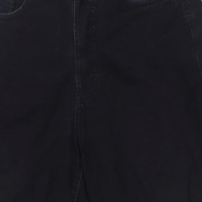 Josef Mens Black Cotton Straight Jeans Size 32 in L30 in Regular Button - Work wear