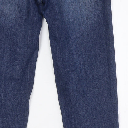 Levi's Womens Blue Cotton Skinny Jeans Size 26 L30 in Regular Zip