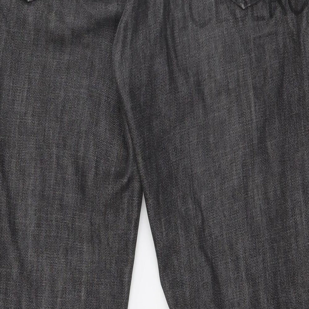 Gilmar Mens Black Cotton Straight Jeans Size 32 in L34 in Regular Button