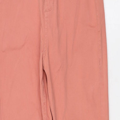 Womens UK Size 10 Marks and Spencer Regular Fit Skinny Orange Jeans