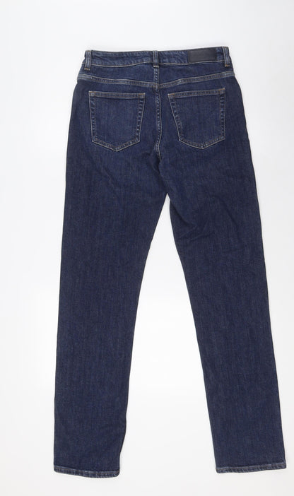 GANT Mens Blue Cotton Straight Jeans Size 29 in L32 in Regular Zip