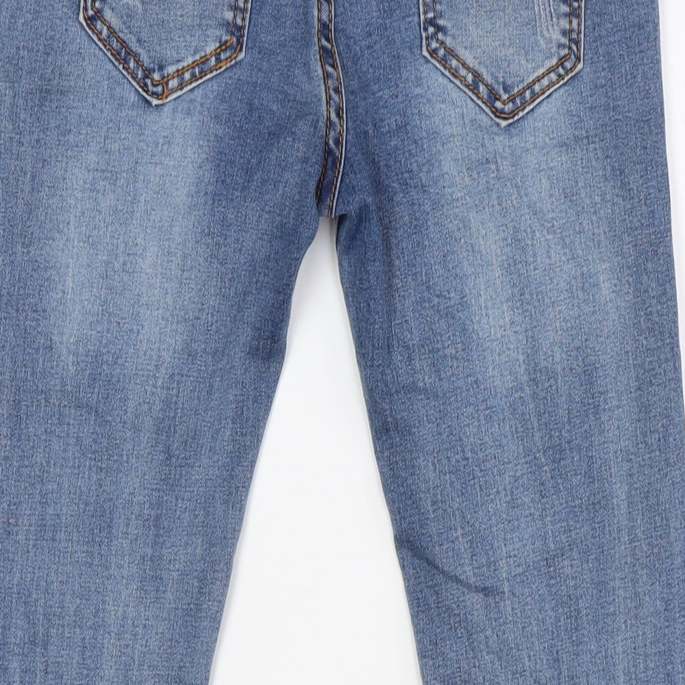 Jeans Signature Womens Blue Cotton Skinny Jeans Size 28 in L27 in Regular Zip - Pearls