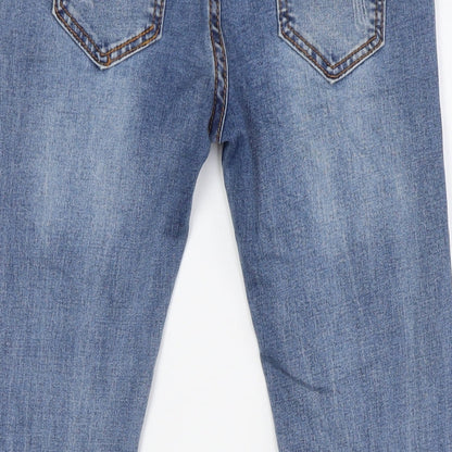 Jeans Signature Womens Blue Cotton Skinny Jeans Size 28 in L27 in Regular Zip - Pearls