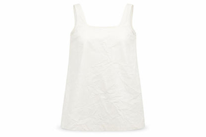 ASOS Womens Ivory Cotton Shift Size 16 Square Neck Zip