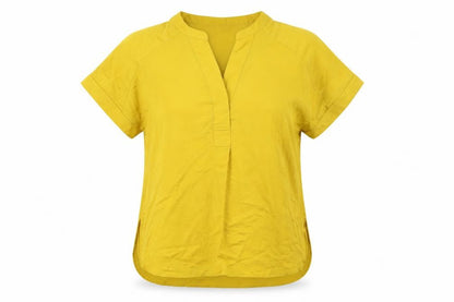 Womens UK Size 10 Marks and Spencer Yellow Basic Blouse